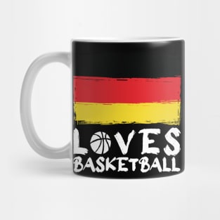 Germany Loves Basketball Mug